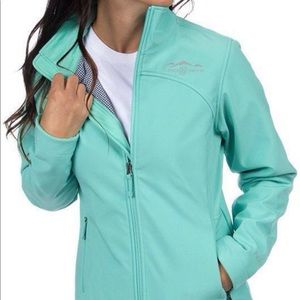 Lauren James seafoam Bradford softshell jacket